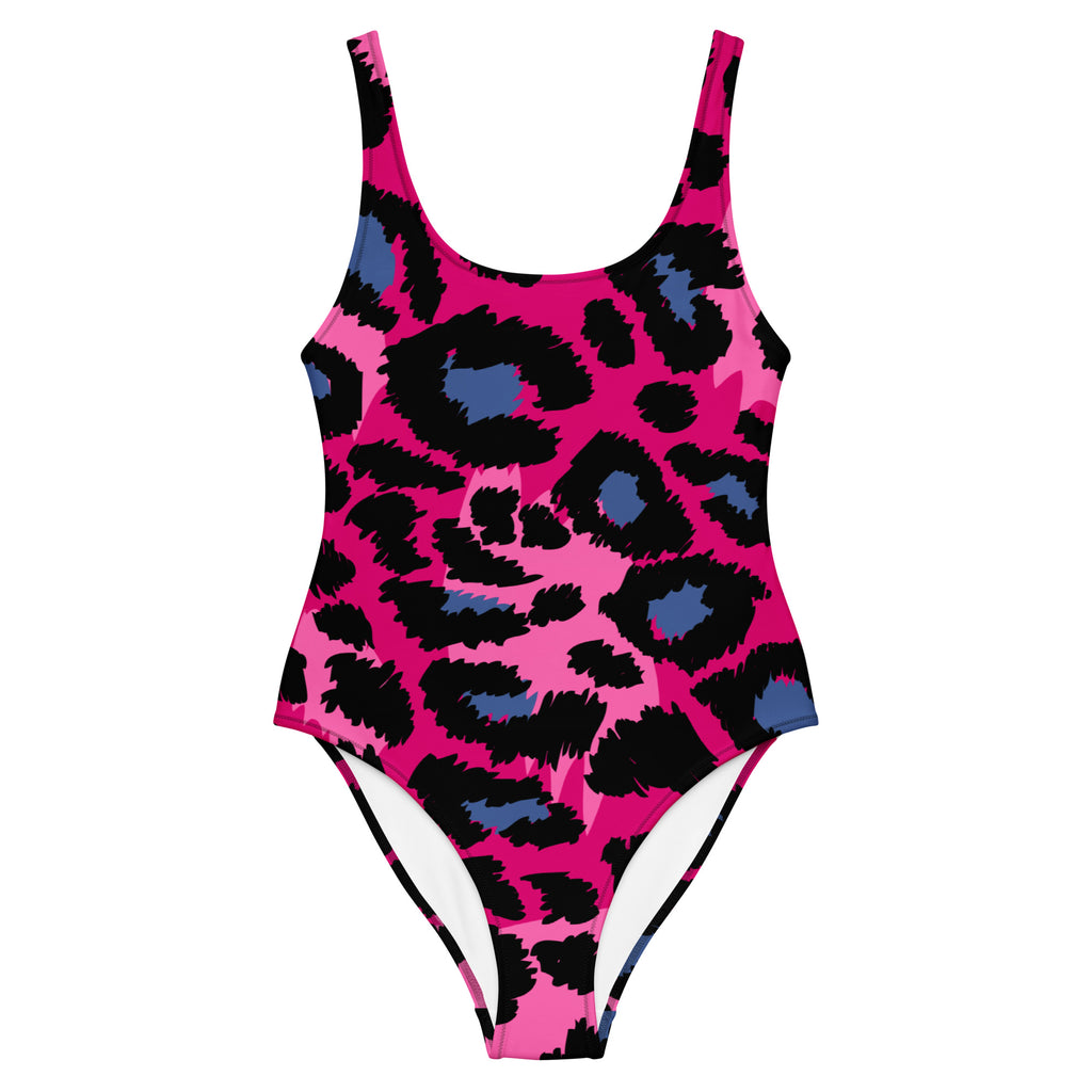 Animal Print One Piece Swimsuit