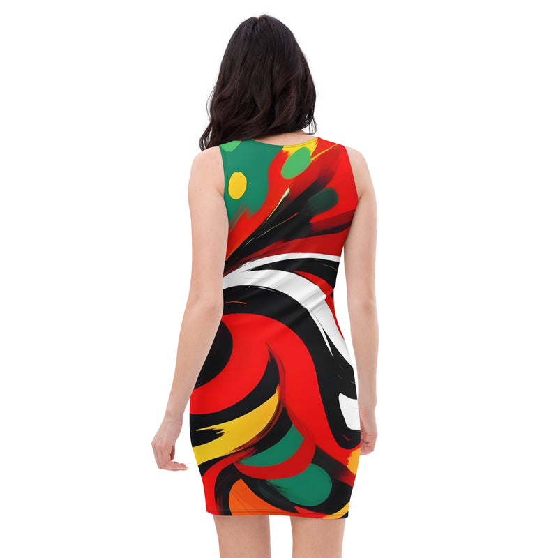 Latina Fashion- Latina Rocks Rasta Dress