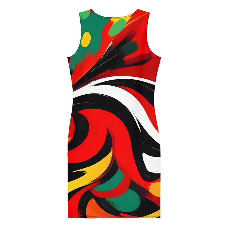 Latina Fashion- Latina Rocks Rasta Dress