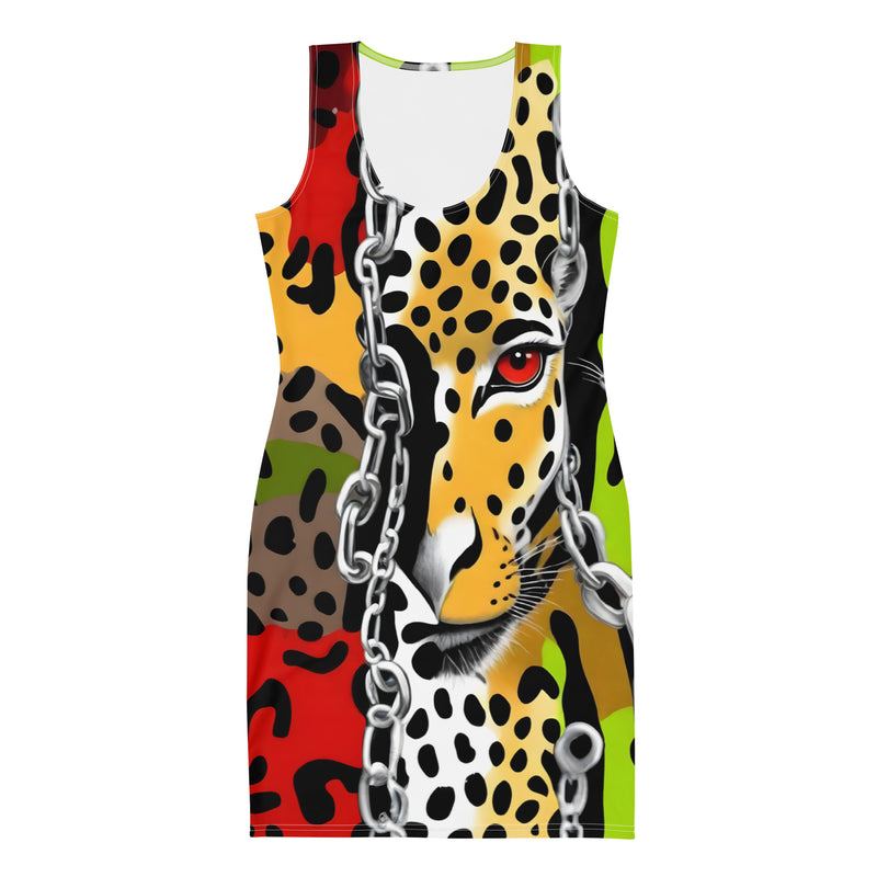 Latina Fashion- Latina Rocks Dynamic Lion Print Dress