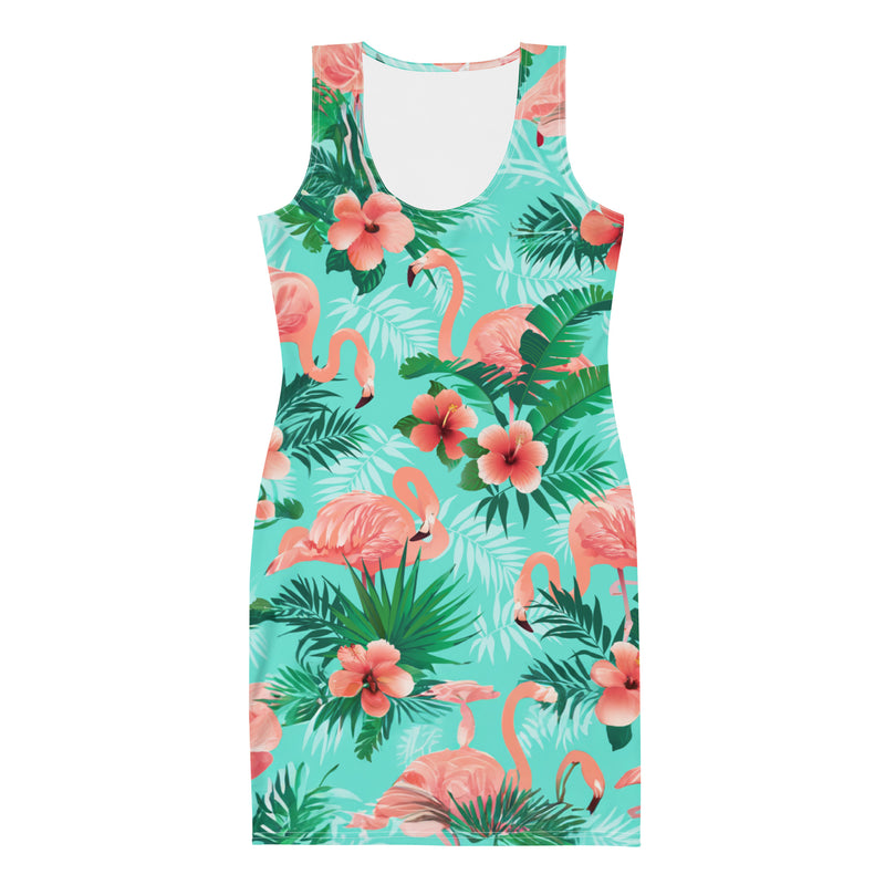 Latina Fashion- Latina Rocks Flamingo Love Dress