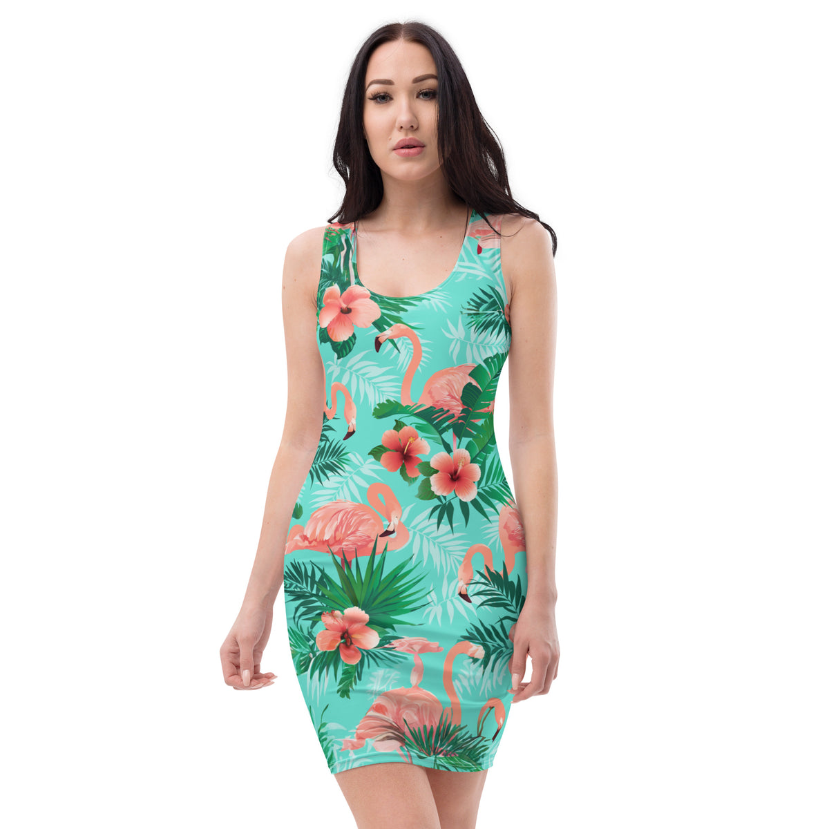 Latina Fashion- Latina Rocks Flamingo Love Dress