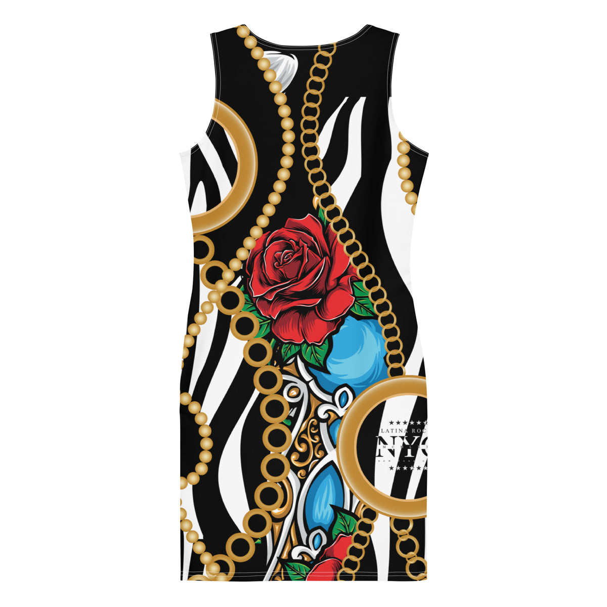 Latina Fashion- Latina Rocks Pearls and Roses Women's Dress