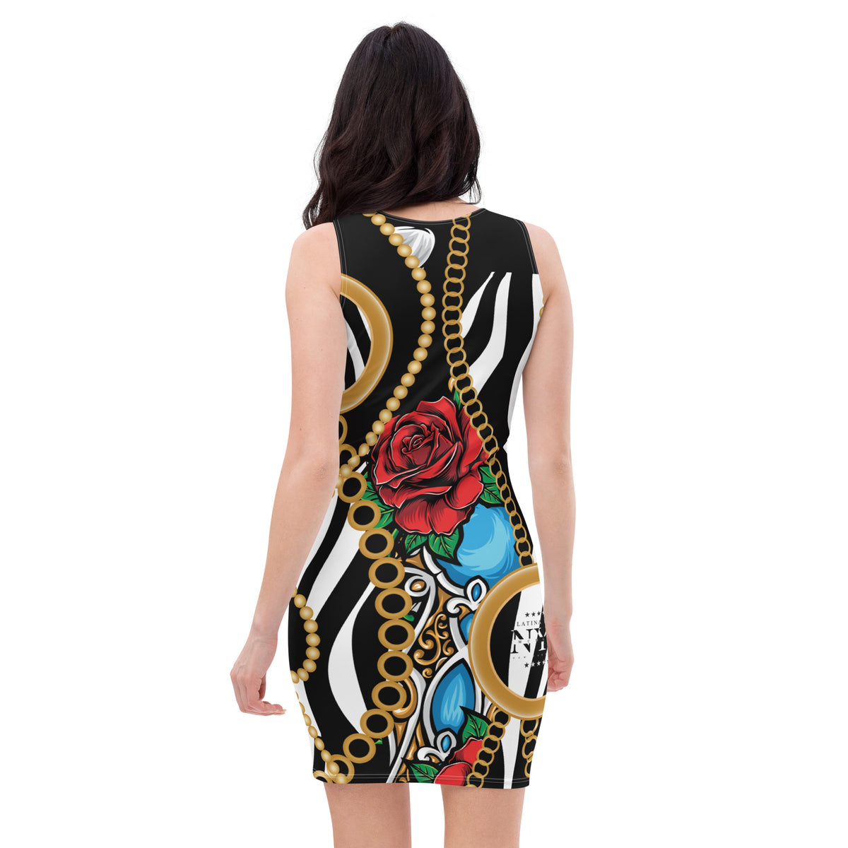 Latina Fashion- Latina Rocks Pearls and Roses Women's Dress