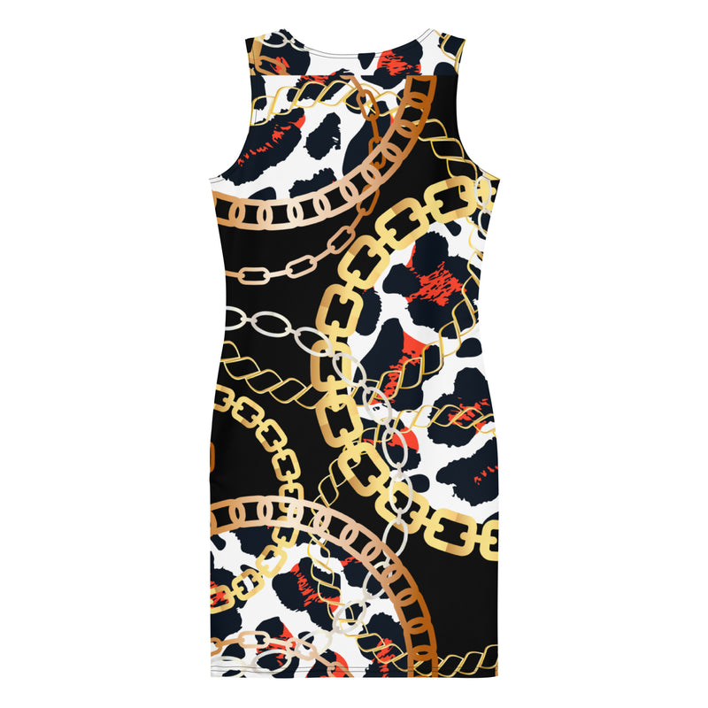 Latina Fashion- Latina Rocks Animal Links Dress