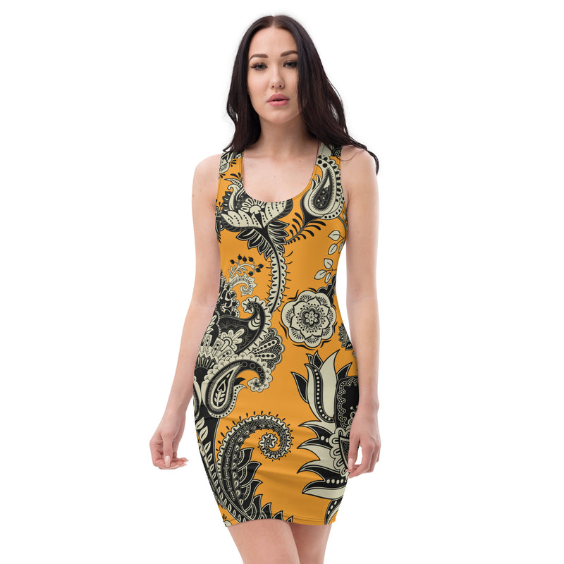 Latina Fashion- Latina Rocks Paisley Flora Fashion Dress