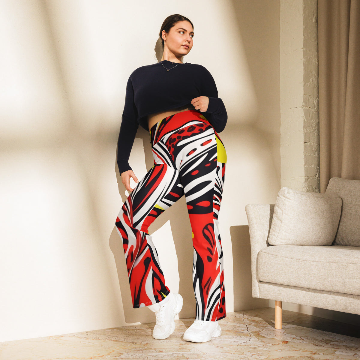 Latina Fashion- Latina Rocks 90's Flare leggings