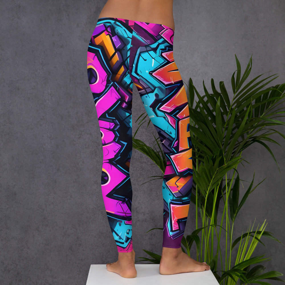 Latina Rocks Fashion Graffiti Leggings