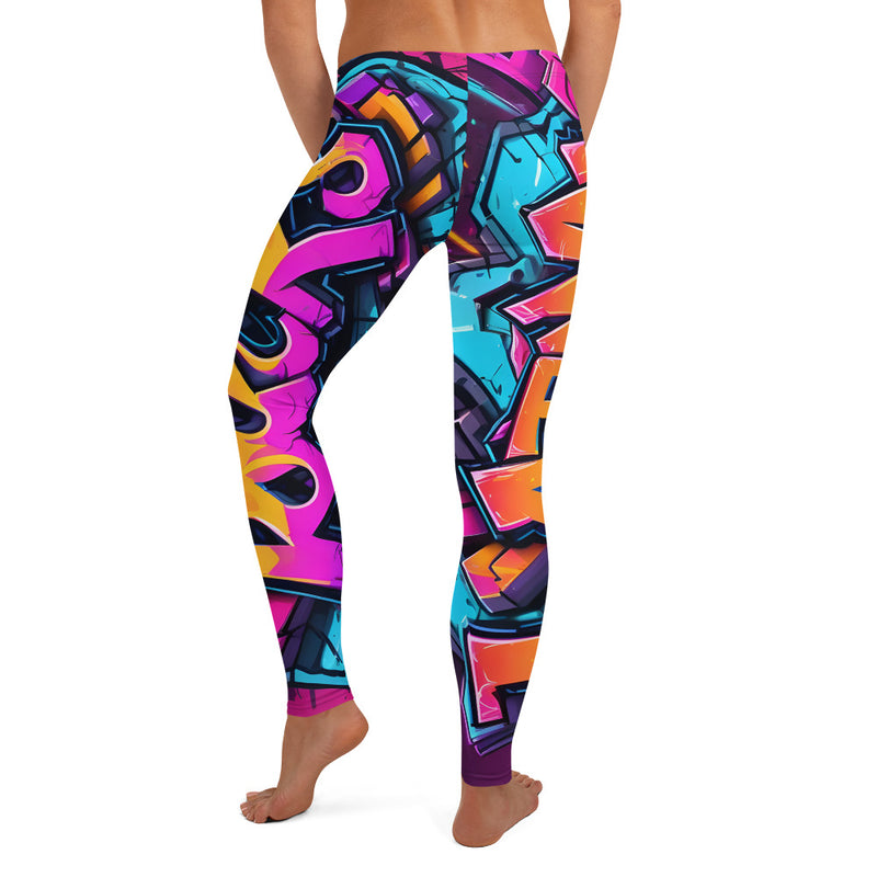 Latina Rocks Fashion Graffiti Leggings