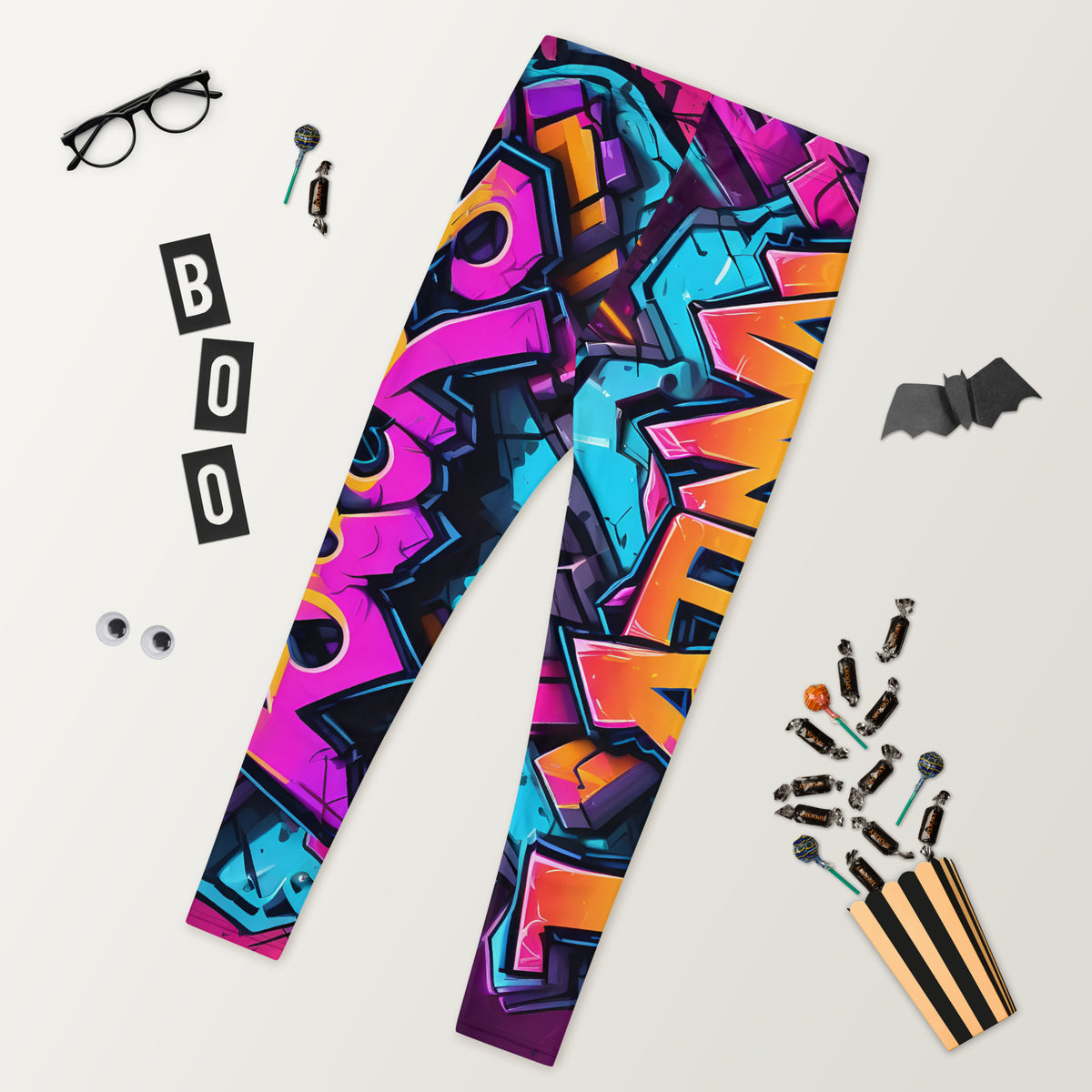 Latina Rocks Fashion Graffiti Leggings