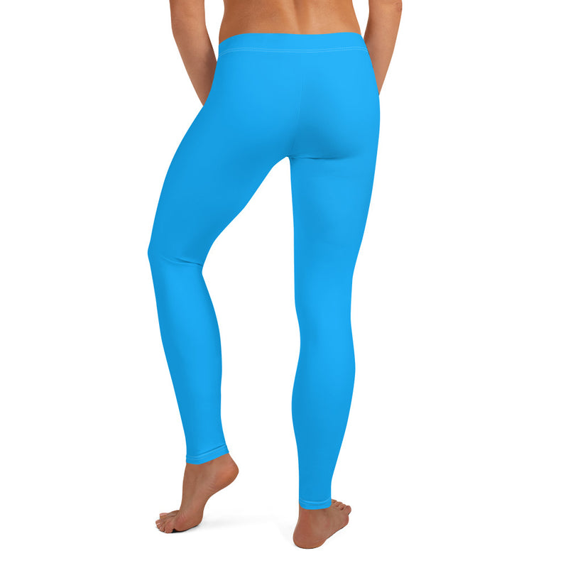 Latin Rocks Cerulean Blue Leggings