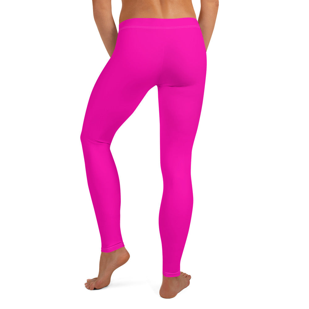 Latina Rocks Vivid Neon Pink Leggings