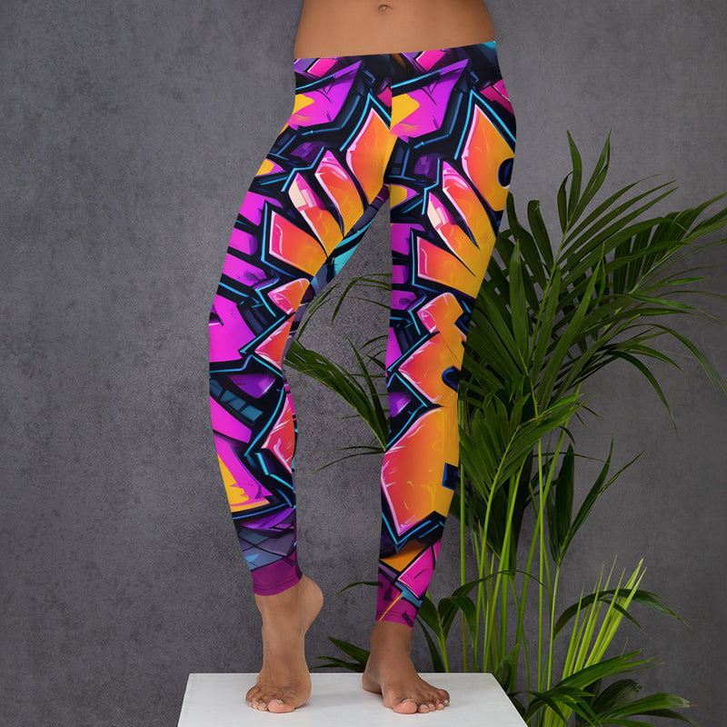 Latina Rocks Fashion Graffiti Leggings