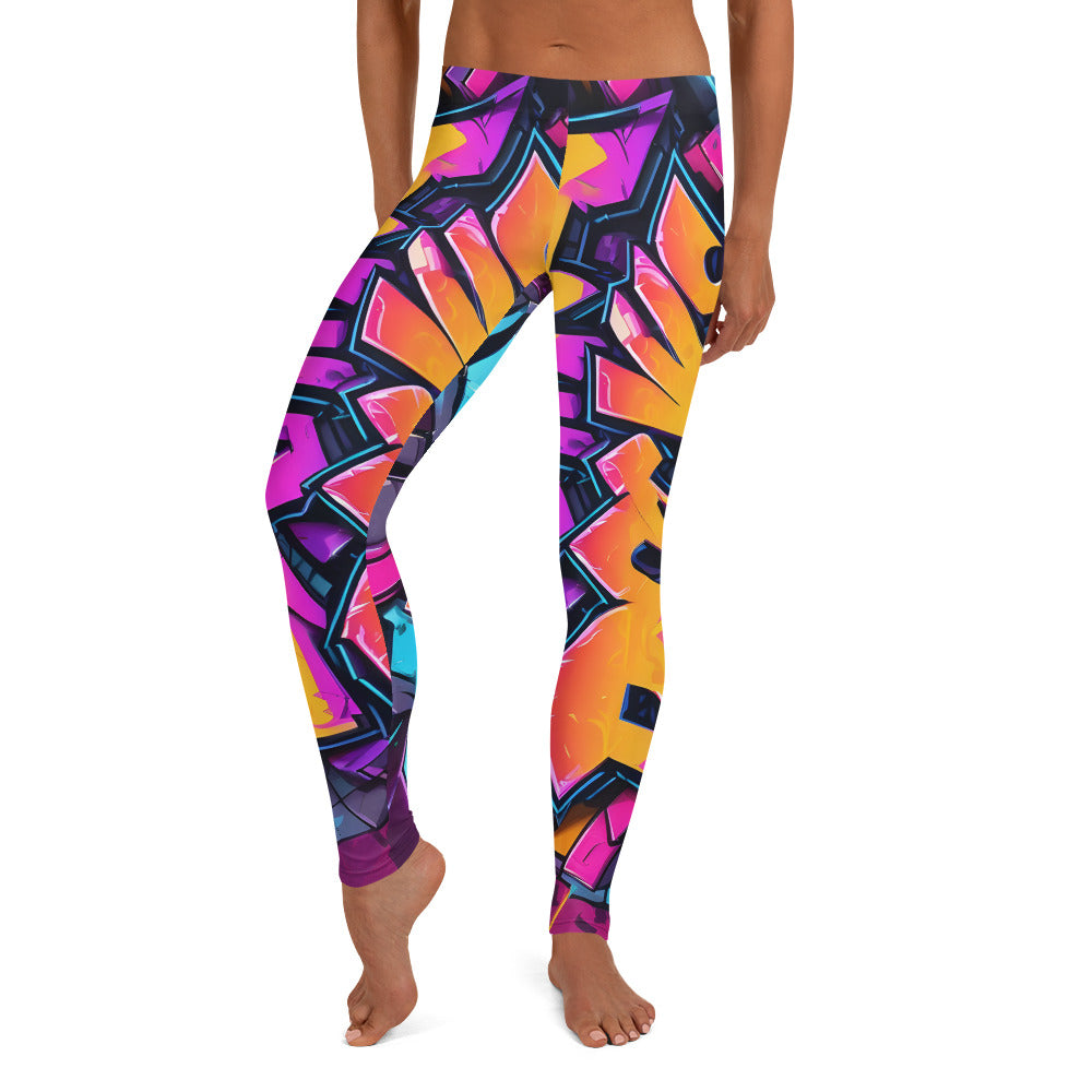 Latina Rocks Fashion Graffiti Leggings