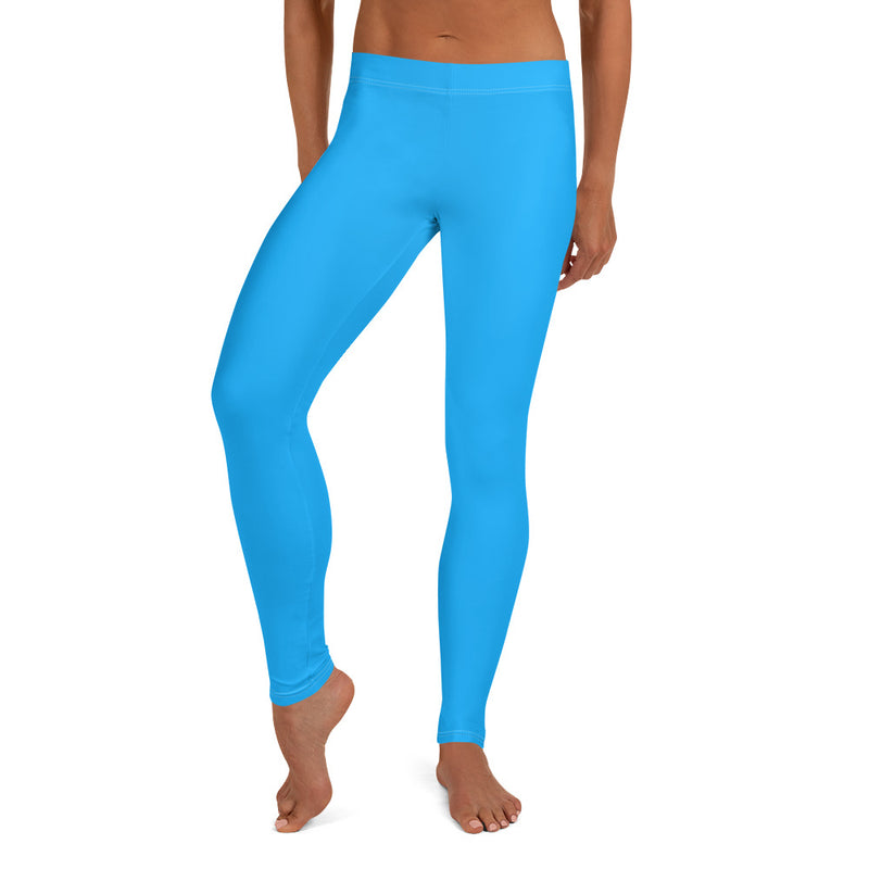 Latin Rocks Cerulean Blue Leggings