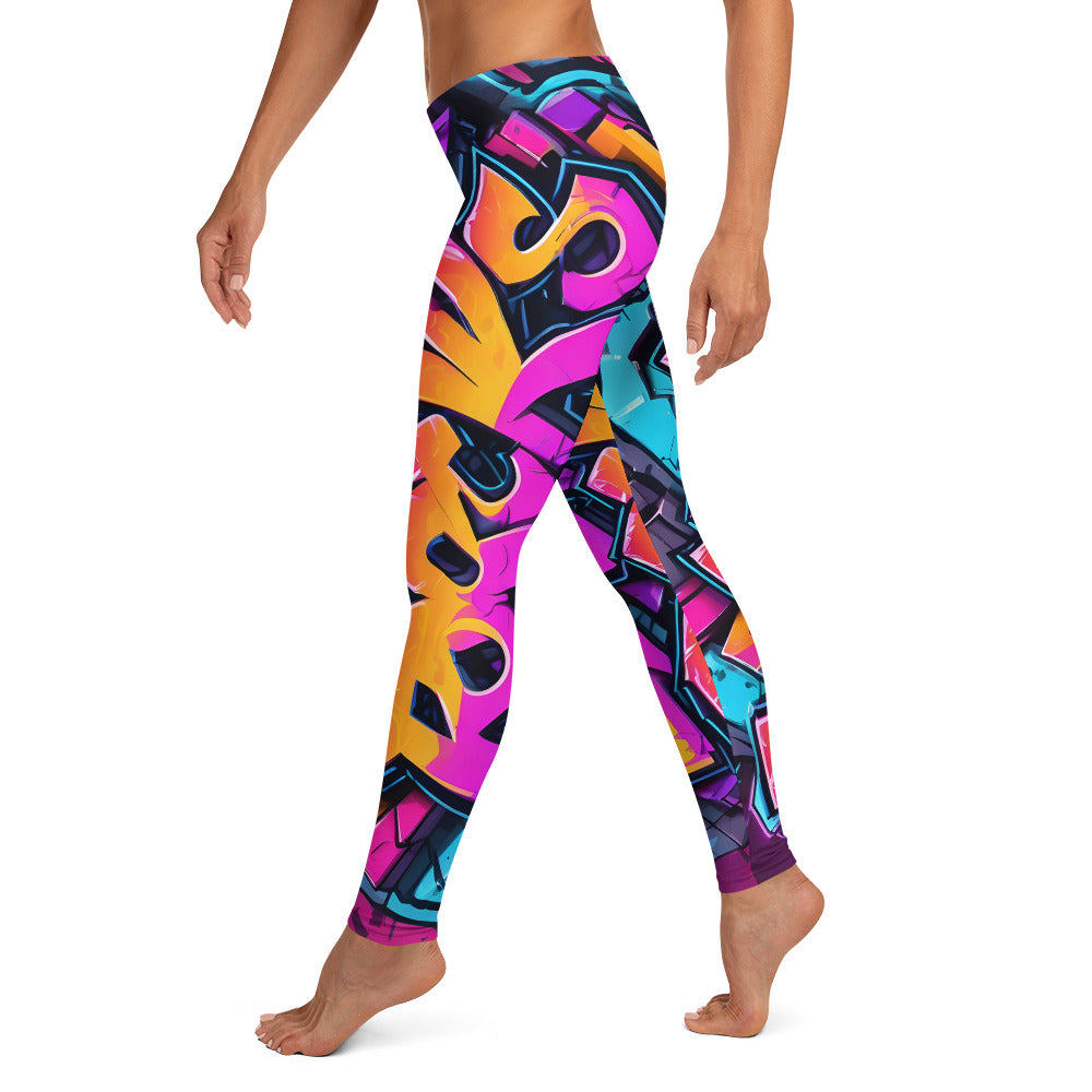 Latina Rocks Fashion Graffiti Leggings