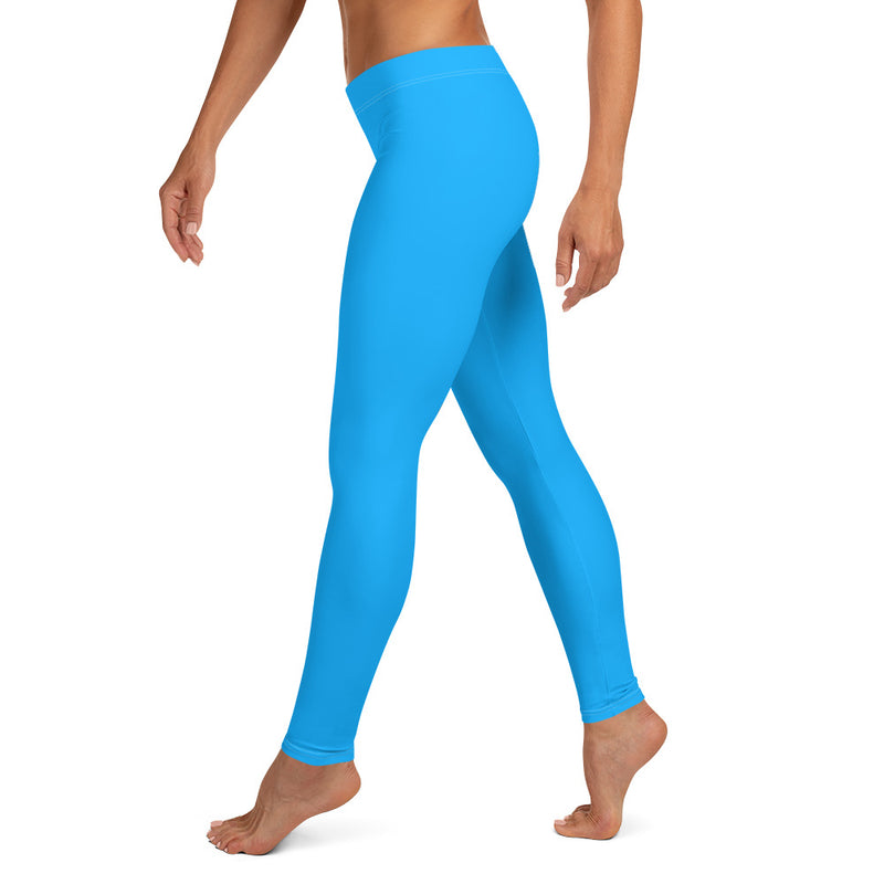 Latin Rocks Cerulean Blue Leggings