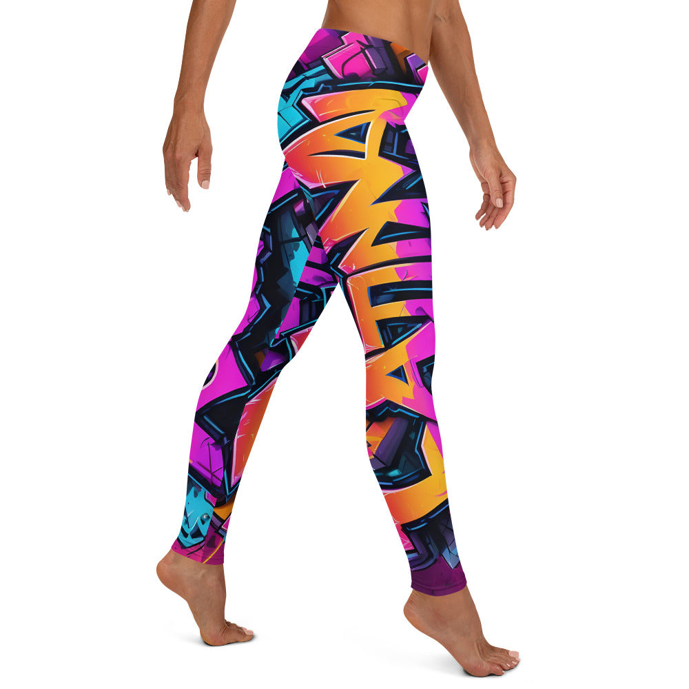 Latina Rocks Fashion Graffiti Leggings