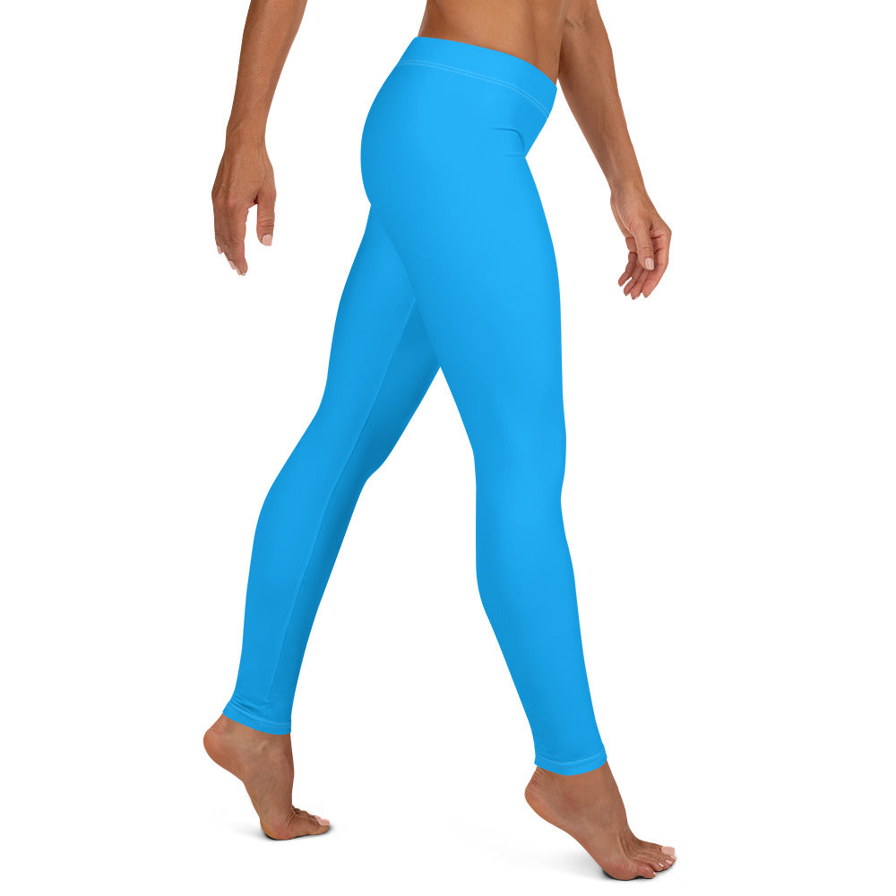 Latin Rocks Cerulean Blue Leggings