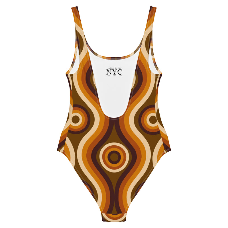 Latina Fashion- Latina Rocks La Groovy Chic One-Piece Swimsuit