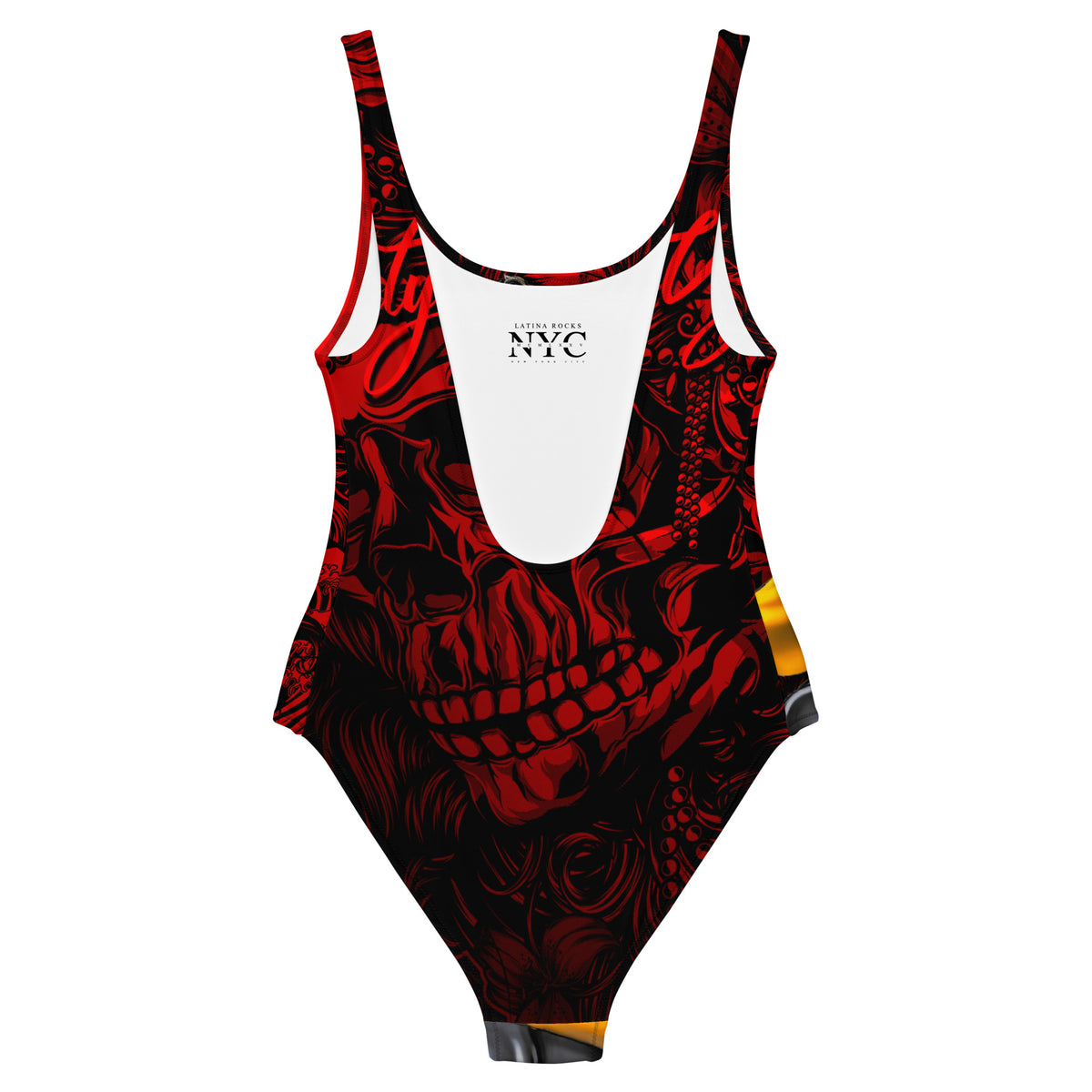 Latina Fashion- Latina Rocks La Muerte One-Piece Swimsuit