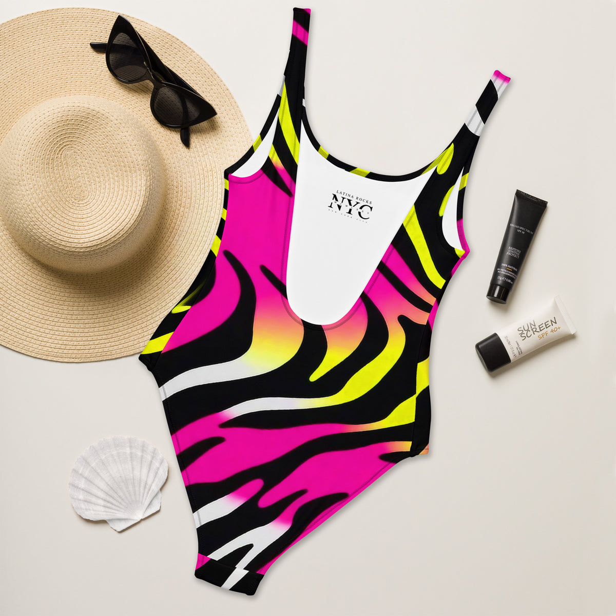 Latina Fashion- Latina Rocks Mafiosa One-Piece Swimsuit