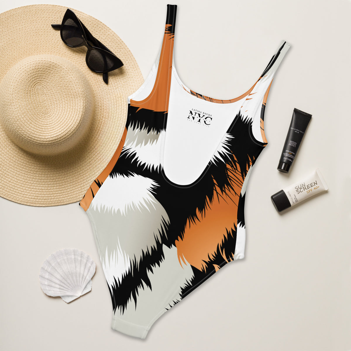 Latina Fashion- Latina Rocks Safari One-Piece Swimsuit