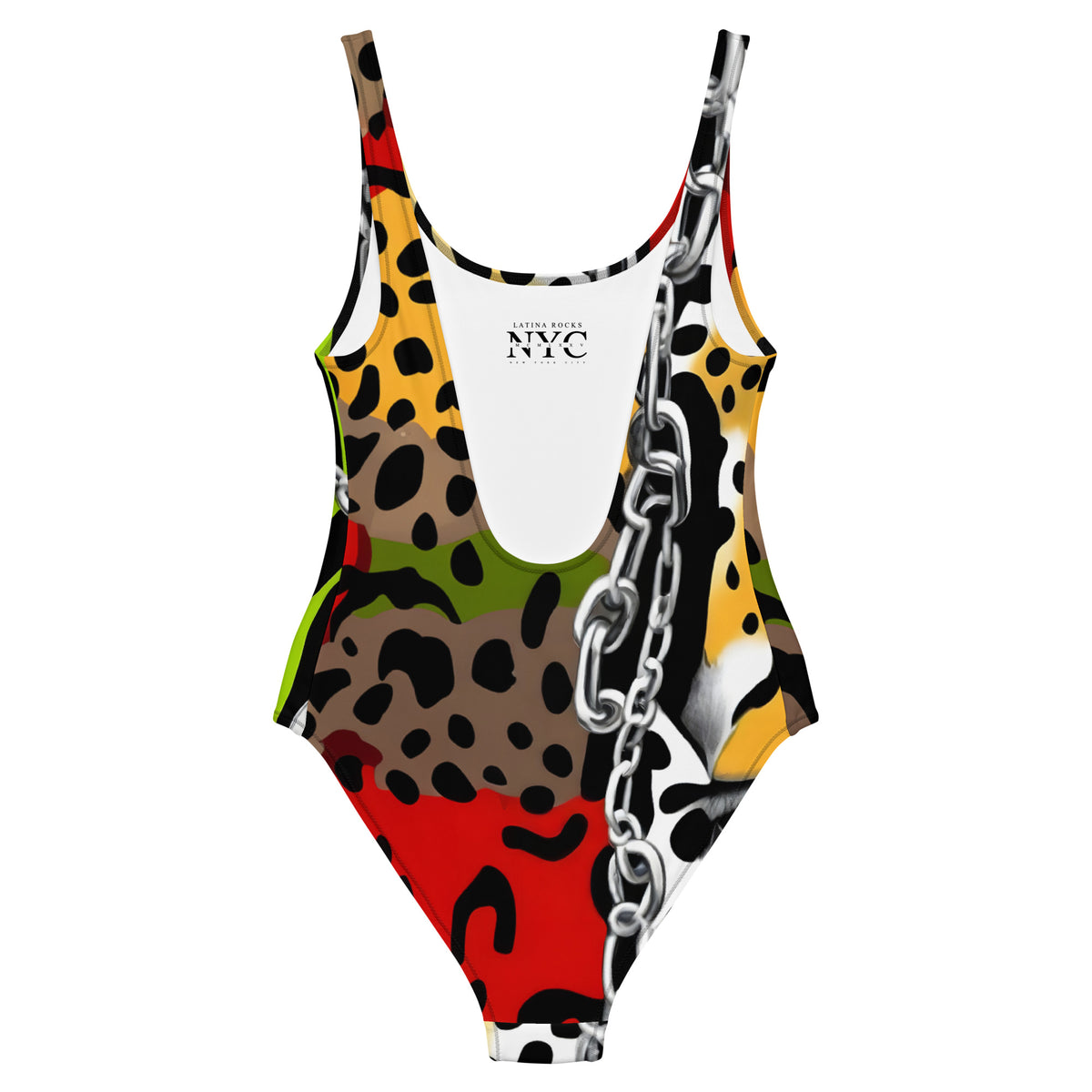 Latina Fashion- Latina Rocks Dynamic Lion Print One-Piece Swimsuit