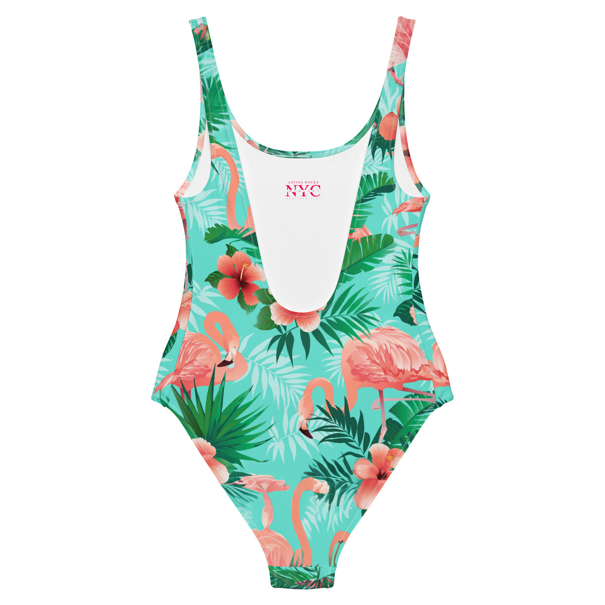 Latina Fashion- Latina Rocks Flamingo Love One-Piece Swimsuit