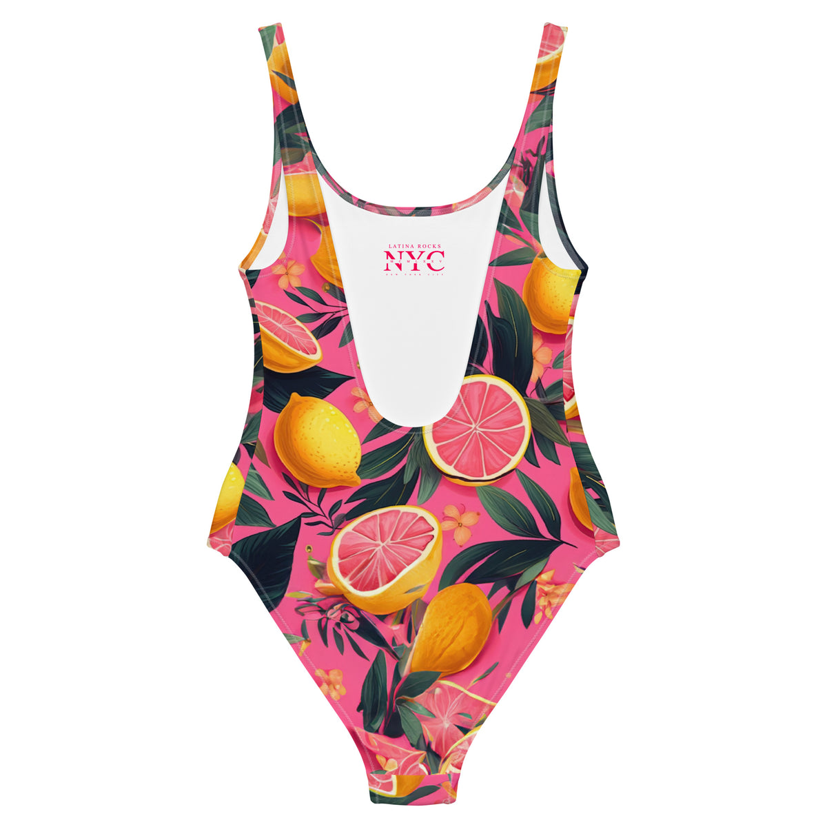 Latina Fashion- Latina Rocks Grapefruit Caribbean One-Piece Swimsuit