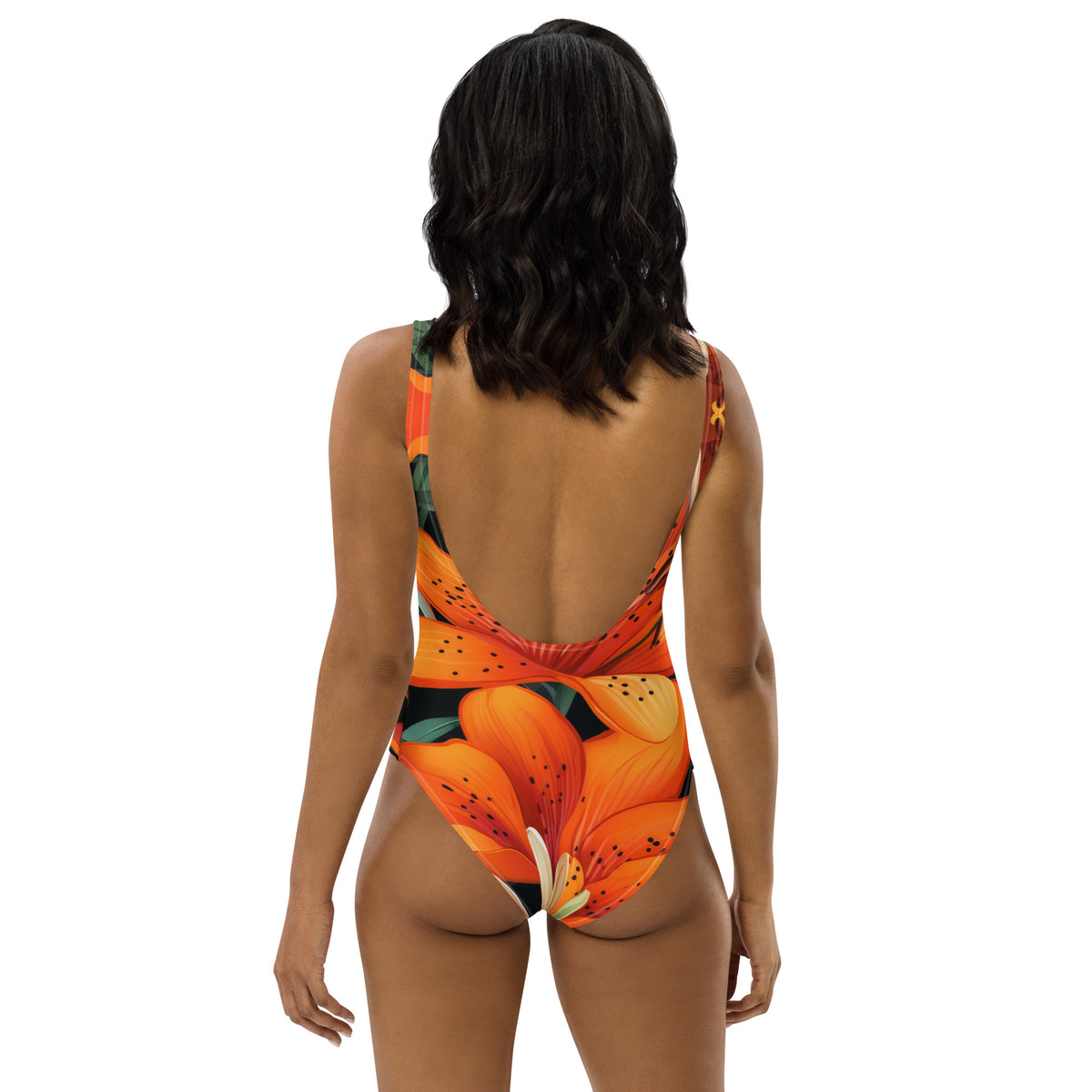 Latina Fashion- Latina Rocks Peach Tulip One-Piece Swimsuit