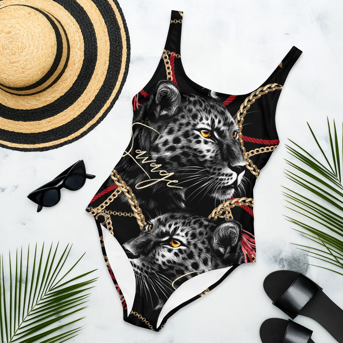 Latina Fashion- Latina Rocks La Savage One-Piece Swimsuit