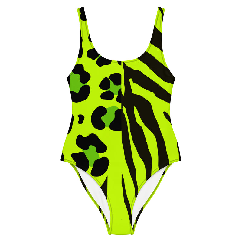 Latina Fashion- Latina Rocks NeonSafariVibes One-Piece Swimsuit