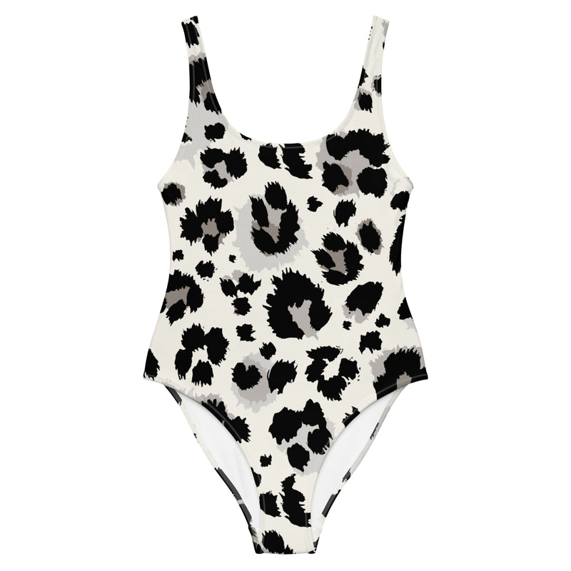 Latina Fashion- Latina Rocks B/W Cheetah One-Piece Swimsuit