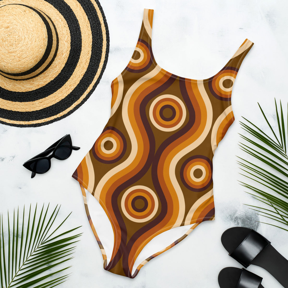 Latina Fashion- Latina Rocks La Groovy Chic One-Piece Swimsuit