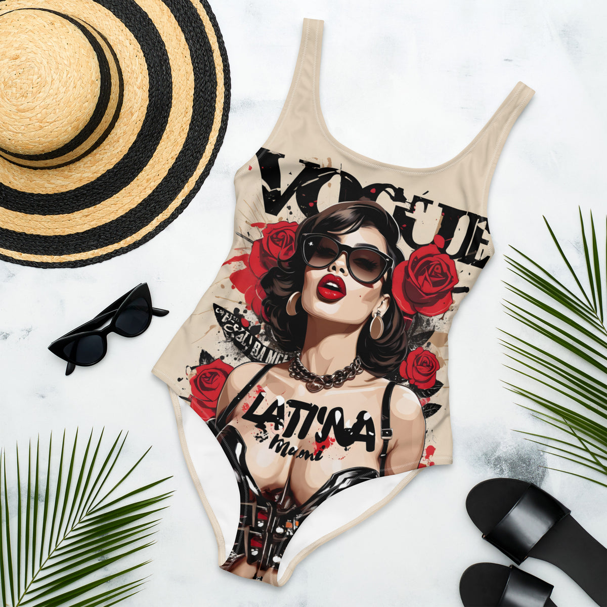 Latina Fashion- Latina Mami One-Piece Swimsuit