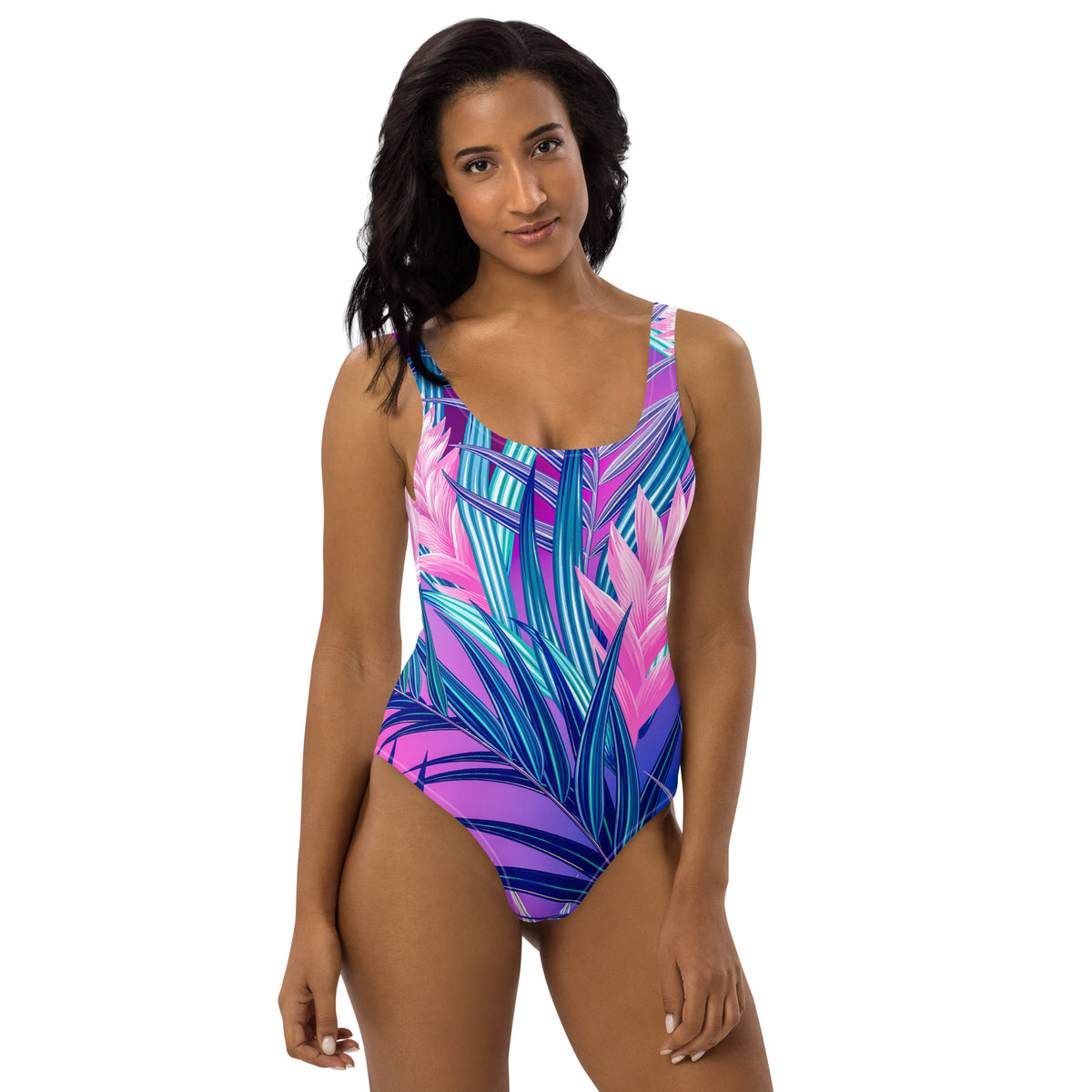 Latina Fashion- Latina Rocks Carribean Print One-Piece Swimsuit