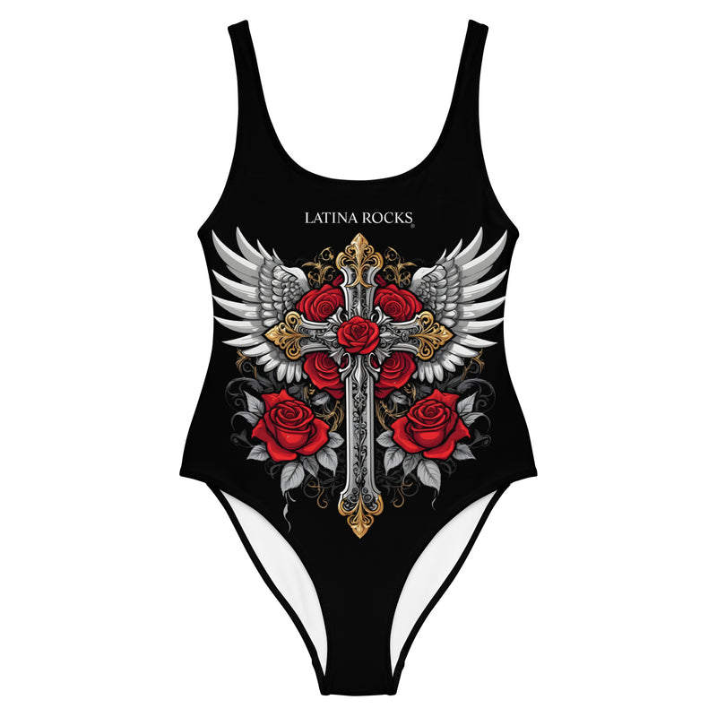 Latina Fashion- Latina Rocks Santa One-Piece Swimsuit