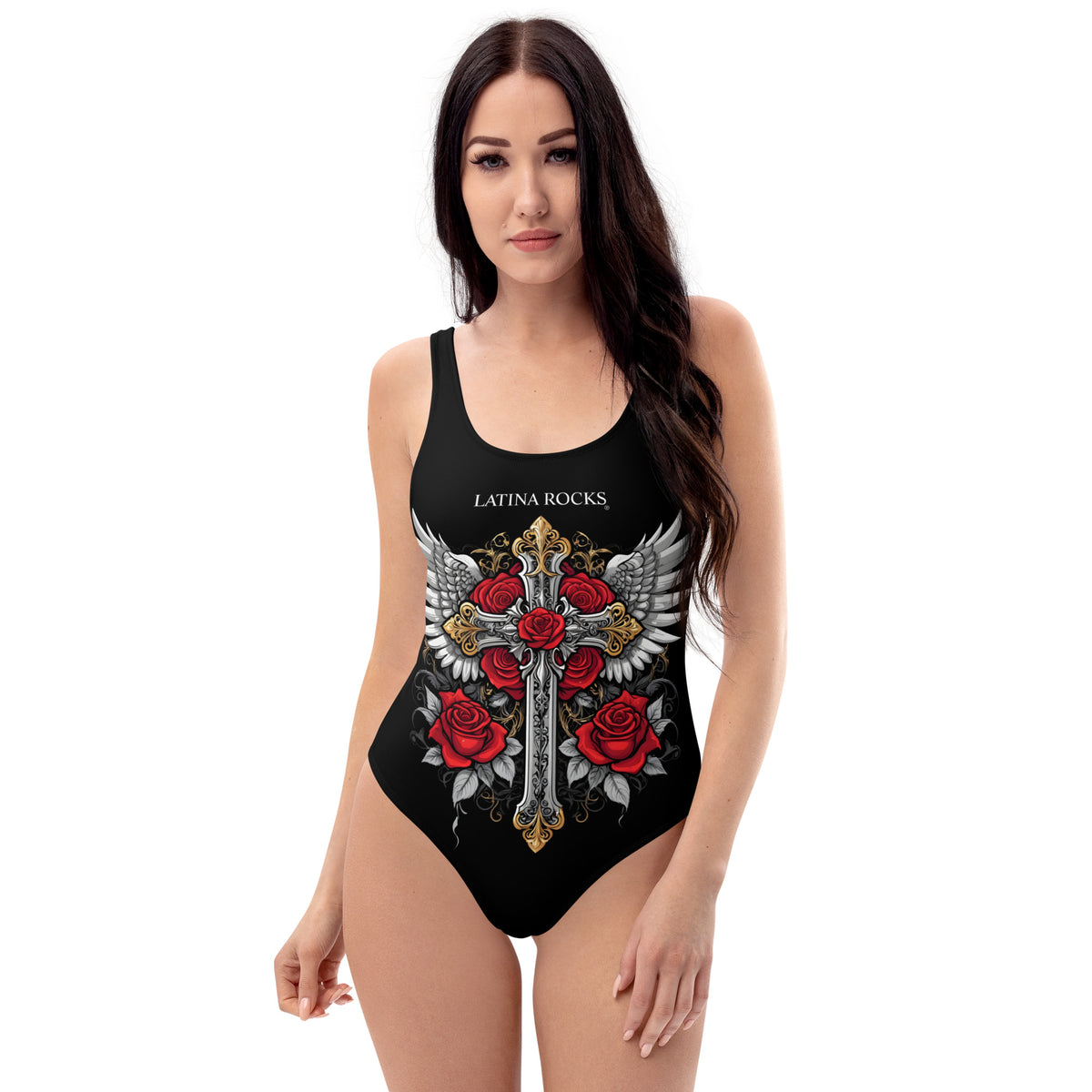 Latina Fashion- Latina Rocks Santa One-Piece Swimsuit