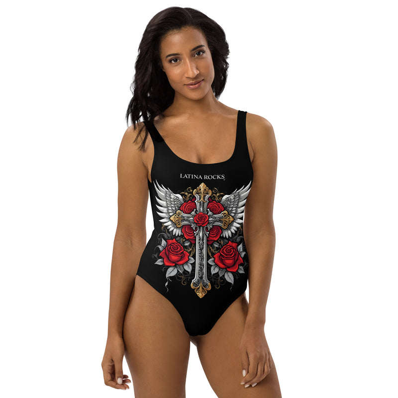 Latina Fashion- Latina Rocks Santa One-Piece Swimsuit