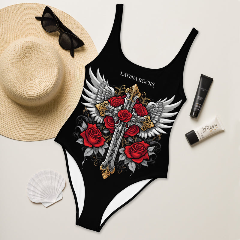 Latina Fashion- Latina Rocks Santa One-Piece Swimsuit