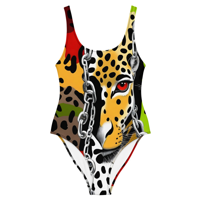 Latina Fashion- Latina Rocks Dynamic Lion Print One-Piece Swimsuit