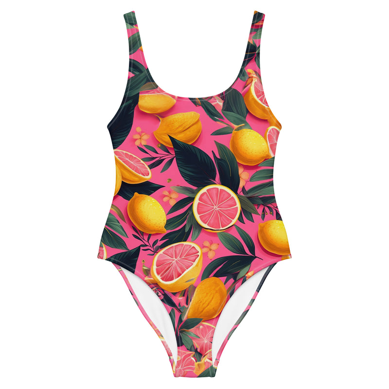 Latina Fashion- Latina Rocks Grapefruit Caribbean One-Piece Swimsuit