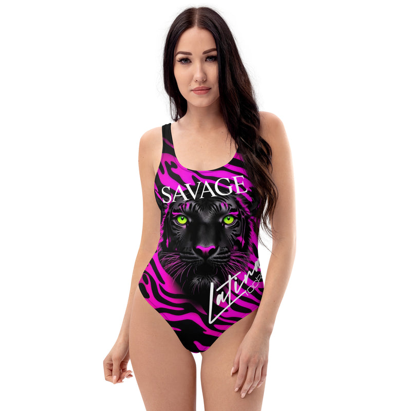 Latina Fashion- Latina Rocks Black Panther One-Piece Swimsuit