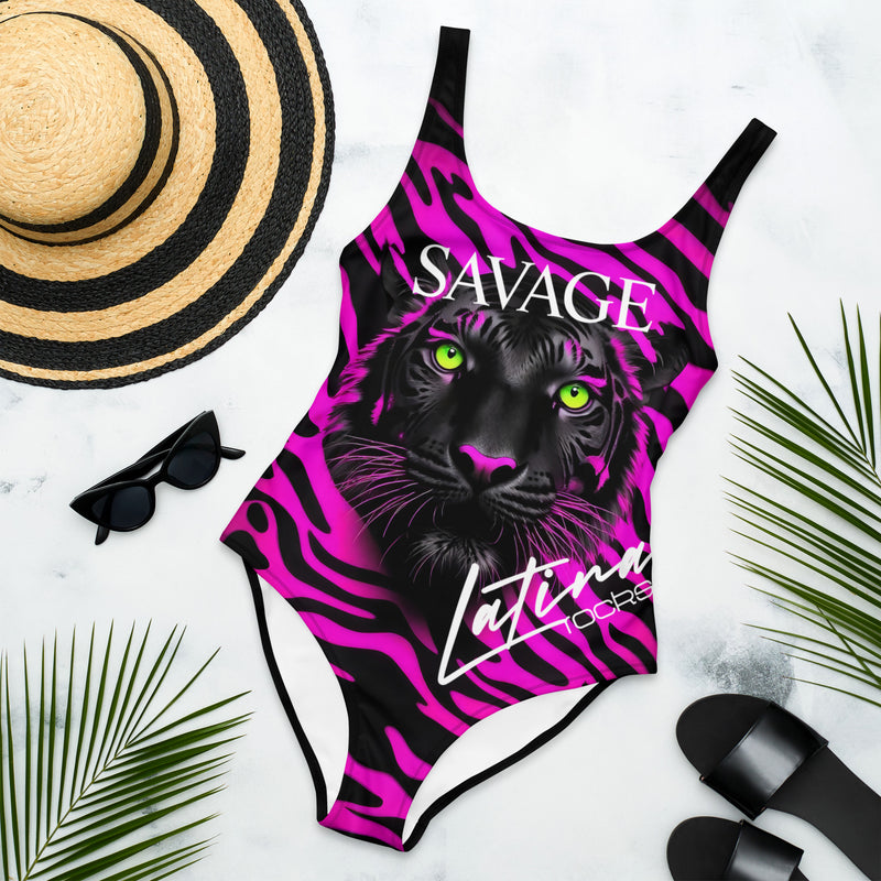 Latina Fashion- Latina Rocks Black Panther One-Piece Swimsuit