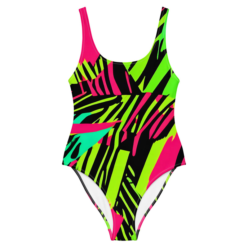 Latina Fashion- Latina Rocks Crazy Color Splash One-Piece Swimsuit