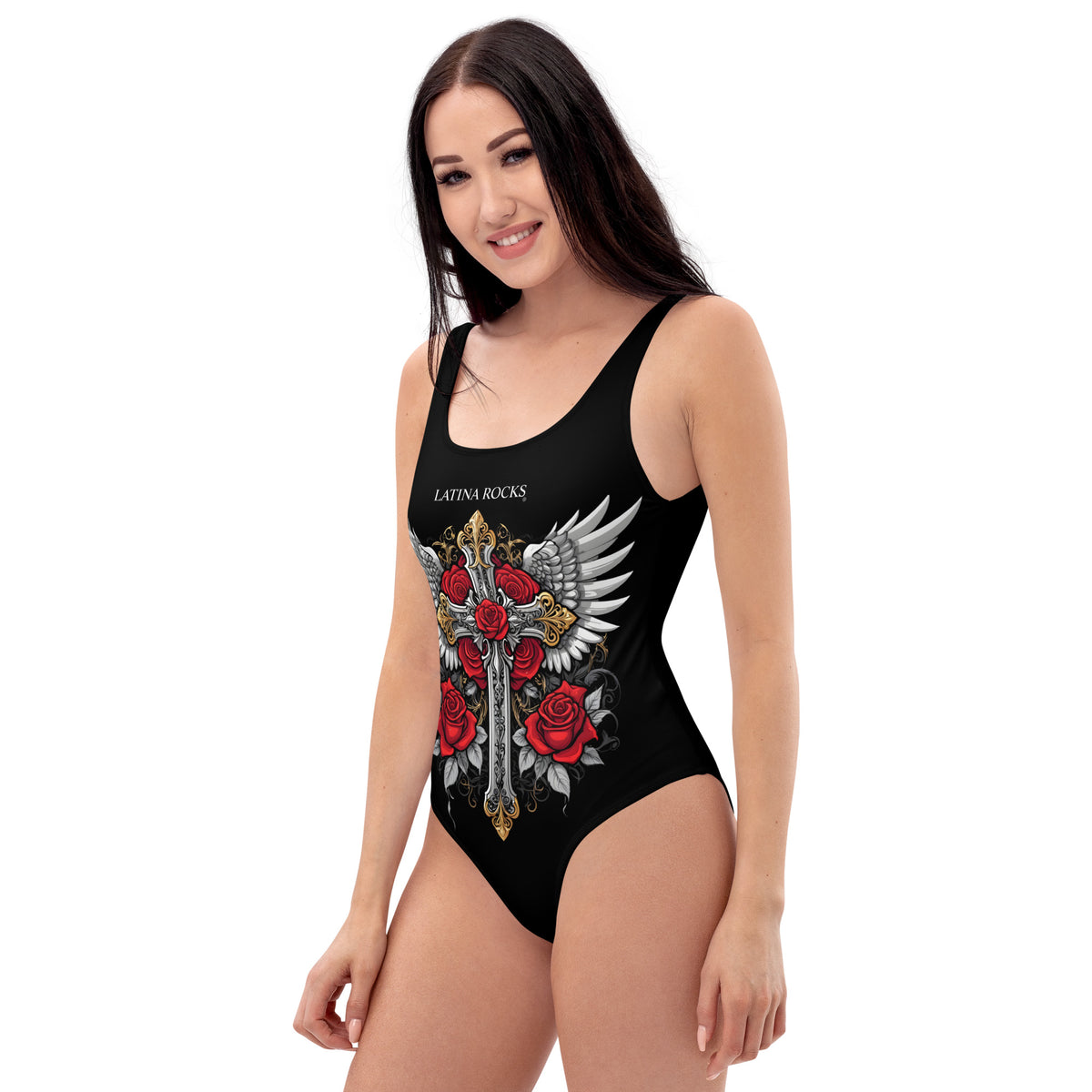 Latina Fashion- Latina Rocks Santa One-Piece Swimsuit