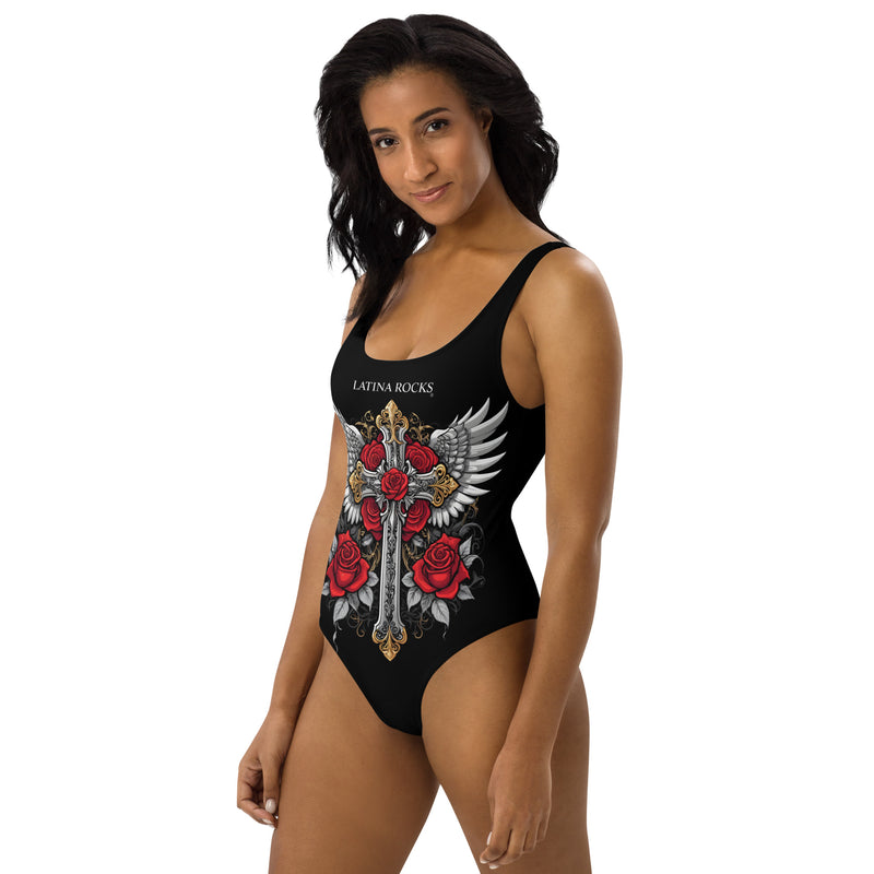 Latina Fashion- Latina Rocks Santa One-Piece Swimsuit