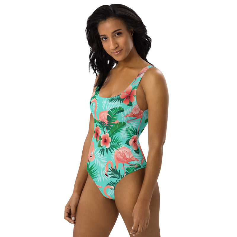 Latina Fashion- Latina Rocks Flamingo Love One-Piece Swimsuit