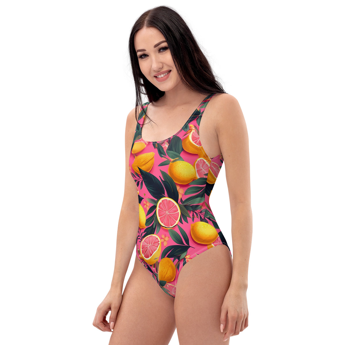 Latina Fashion- Latina Rocks Grapefruit Caribbean One-Piece Swimsuit